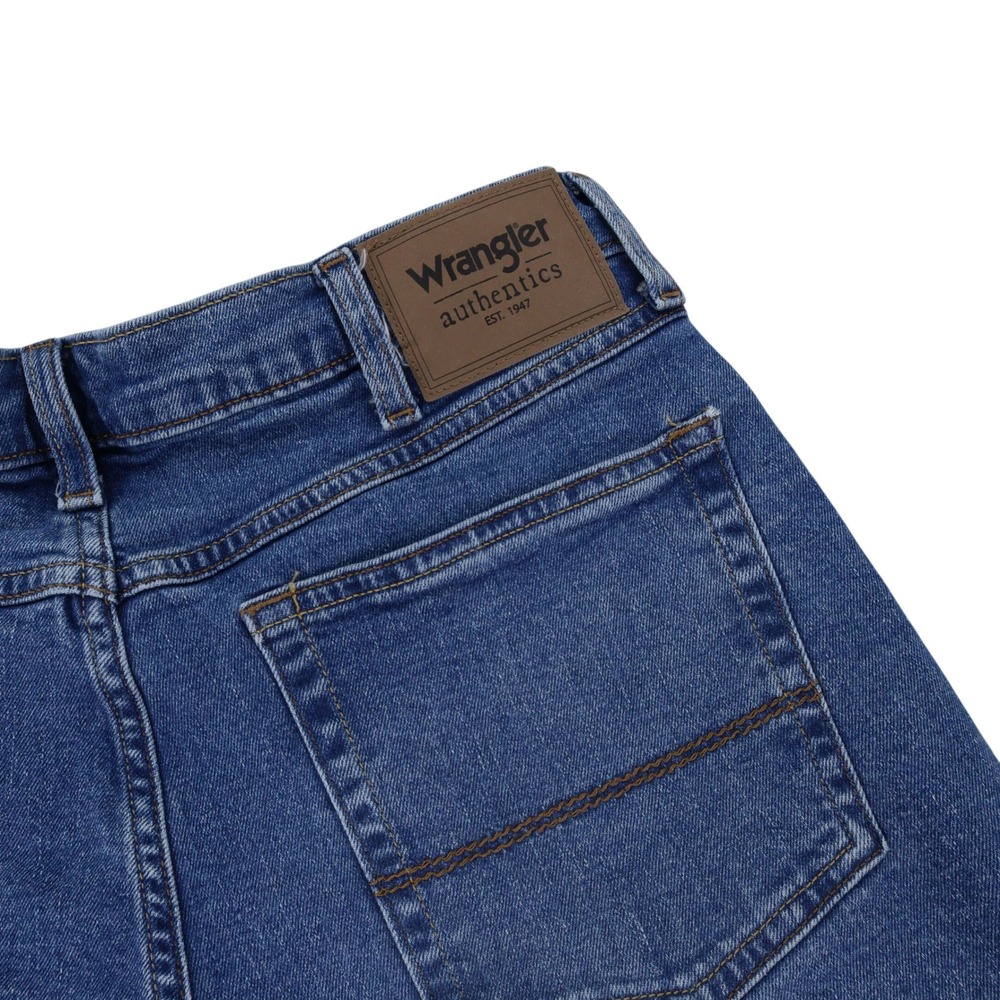 Wrangler Authentics Mens Medium Wash Blue Straight Leg Denim Jeans 32x30